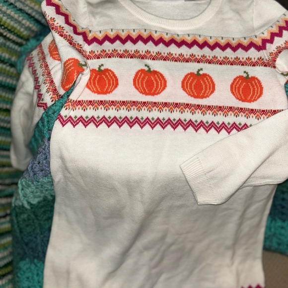 Children’s Place Pumpkin Dress - Picture 3 of 3
